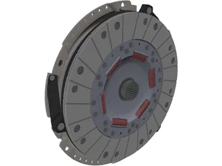 Clutch Assembly 3D Model preview