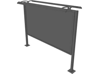 Billboard 3D Model preview