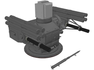 Palma Air Defense System 3D Model preview