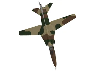 Jaguar Sepecat 3D Model preview