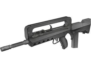 Famas 3D Model preview