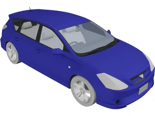 Toyota Caldina 3D Model preview