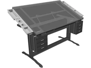 Art Table 3D Model preview
