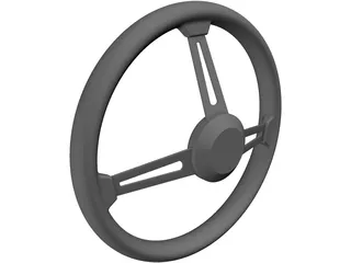 MOMO Steering Wheel 3D Model preview
