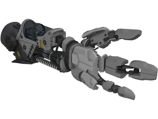 Robot Arm 3D Model preview