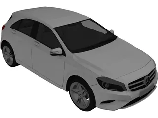 Mercedes-Benz A250 (2012) 3D Model preview