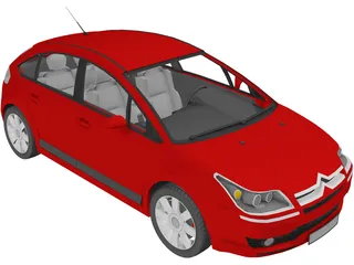 Citroen C4 3D Model preview