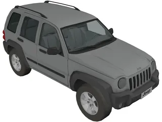 Jeep Liberty (2010) 3D Model preview