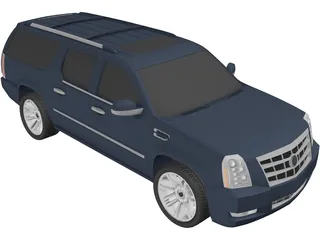 Cadillac Escalade ESV (2013) 3D Model preview