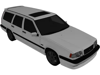 Volvo 850R Estate 3D Model preview