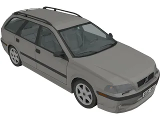 Volvo V40 Estate 3D Model preview