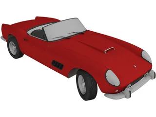 Ferrari 250 (1960) 3D Model preview