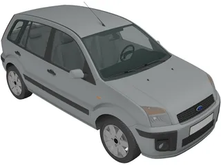 Ford Fusion Hatchback (2006) 3D Model preview