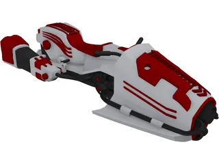 Jetbike 3D Model preview