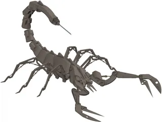 Cyber Scorpion 3D Model preview