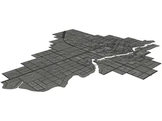 Fort Lauderdale Downtown 3D Model preview