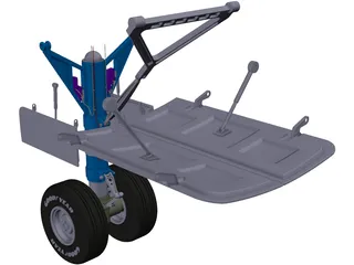 Nose Landing Gear 3D Model preview