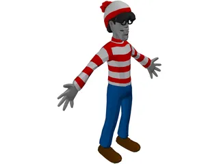 Waldo 3D Model preview