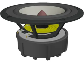 Speaker Subwoofer 3D Model preview