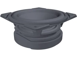 Speaker 3D Model preview