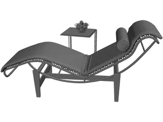 Chair Lounge 3D Model preview