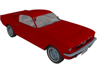 Ford Mustang (1967) 3D Model preview