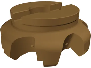 Face Mill 3D Model preview