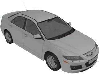 Mazda 6 MPS (2006) 3D Model preview