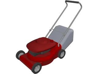 Lawn Mower 3D Model preview