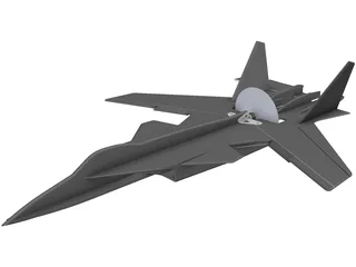 SU-47 Berkut Foam Electric RC 3D Model preview