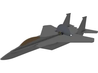 F-15 Eagle RC Foamy 3D Model preview