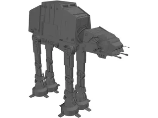 Star Wars Imperial ATAT 3D Model preview