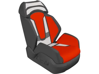 Child Seat 3D Model preview