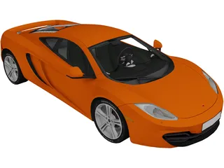 McLaren MP4-12C 3D Model preview