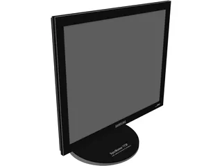 Samsung SyncMaster 173P Monitor 3D Model preview