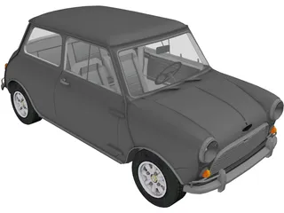 Austin Mini Cooper S (1965) 3D Model preview