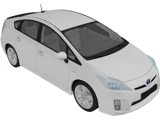 Toyota Prius (2010) 3D Model preview