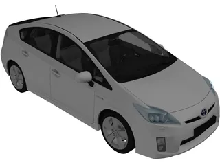 Toyota Prius (2010) 3D Model preview