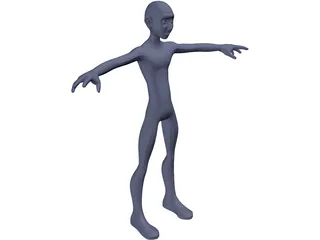 Freebie Man [Rigged] 3D Model preview