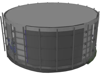 Office Conference Room 3D Model preview