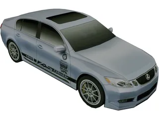 Lexus GS 430 3D Model preview