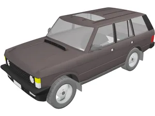 Range Rover Classic 3D Model preview
