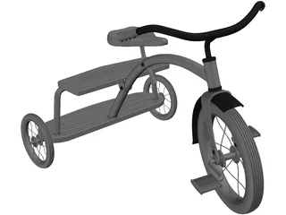 Tricycle 3D Model preview