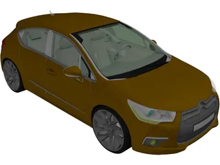 Citroen DS4 3D Model preview