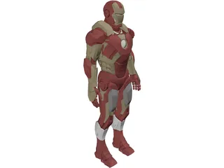 Iron Man Mk VII 3D Model preview