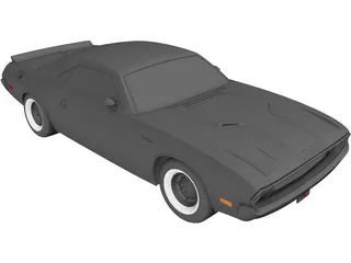 Dodge Challenger (1970) 3D Model preview
