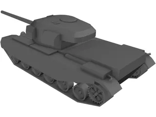 Centurion Tank 3D Model preview