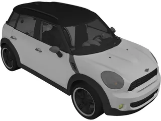 Mini Cooper Countryman 3D Model preview