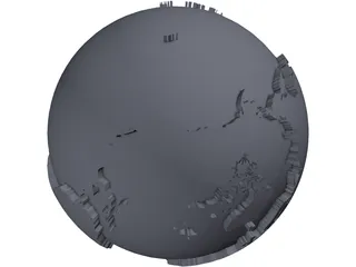 Earth 3D Model preview