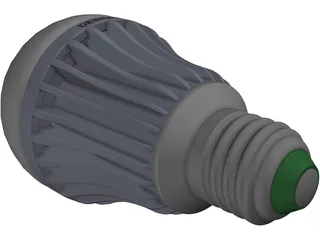 LED Light Bulb Type D 3D Model preview